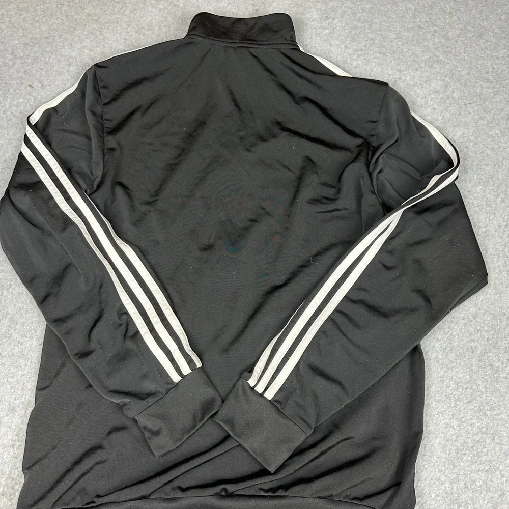 Adidas Primegreen Mens Track‎ Jacket Black White Stripes Full Zip H46099 Size M
